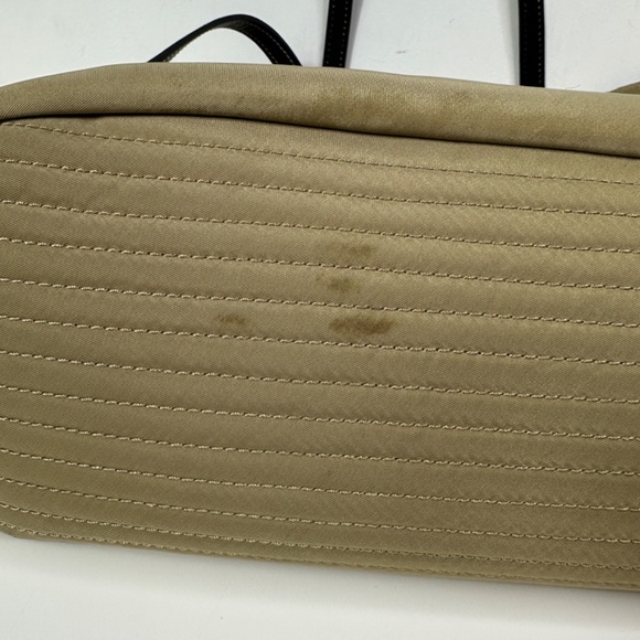 Dooney & Bourke Victoria Tan Beige Nylon Shoulder Bag With Leather Details Large - Picture 9 of 14